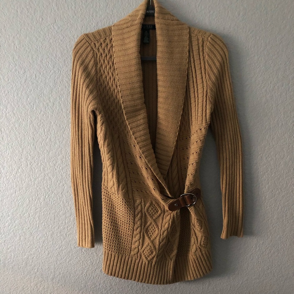 Ralph Lauren long caramel sweater